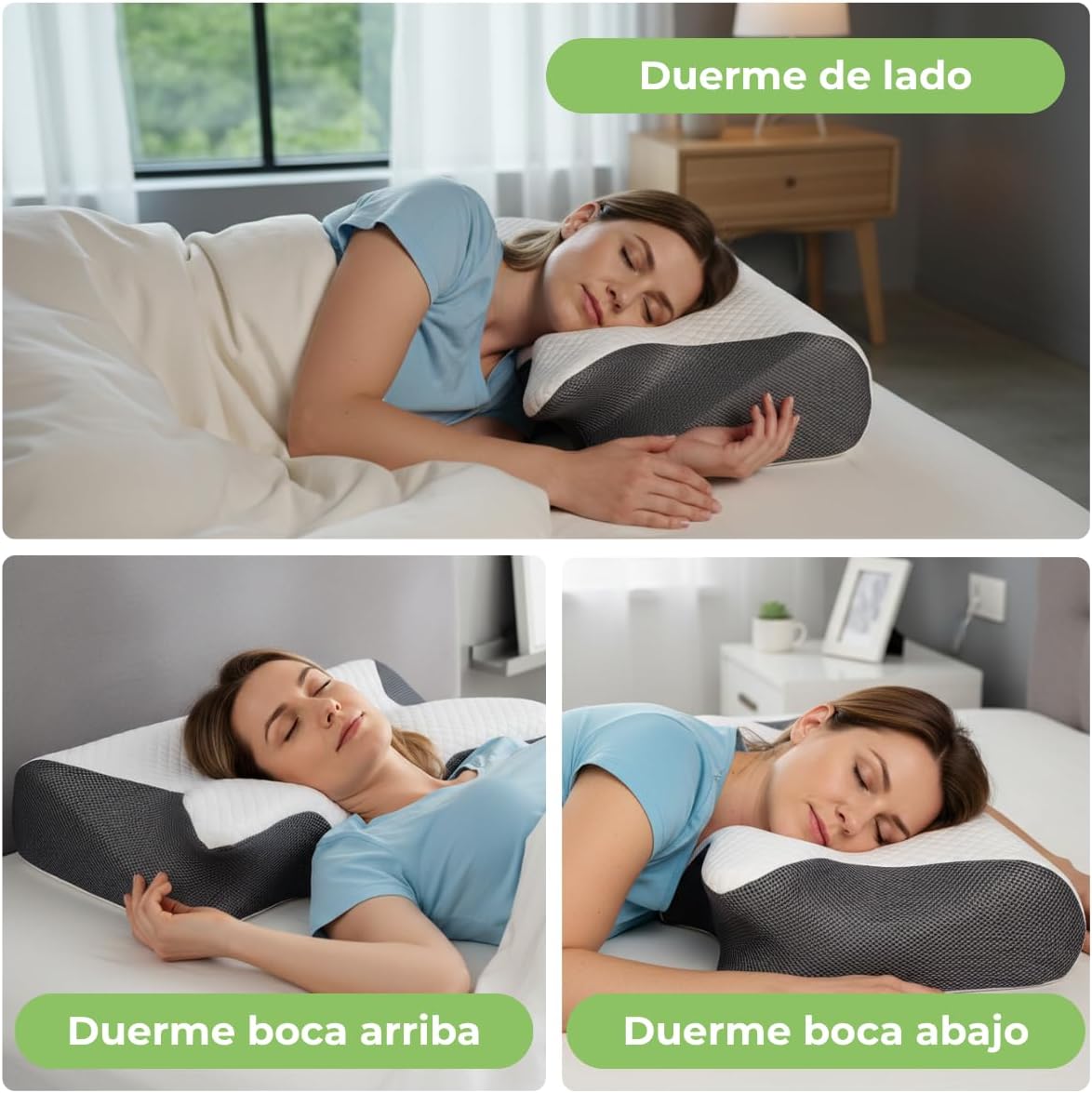 Almohada Cervical Transpirable