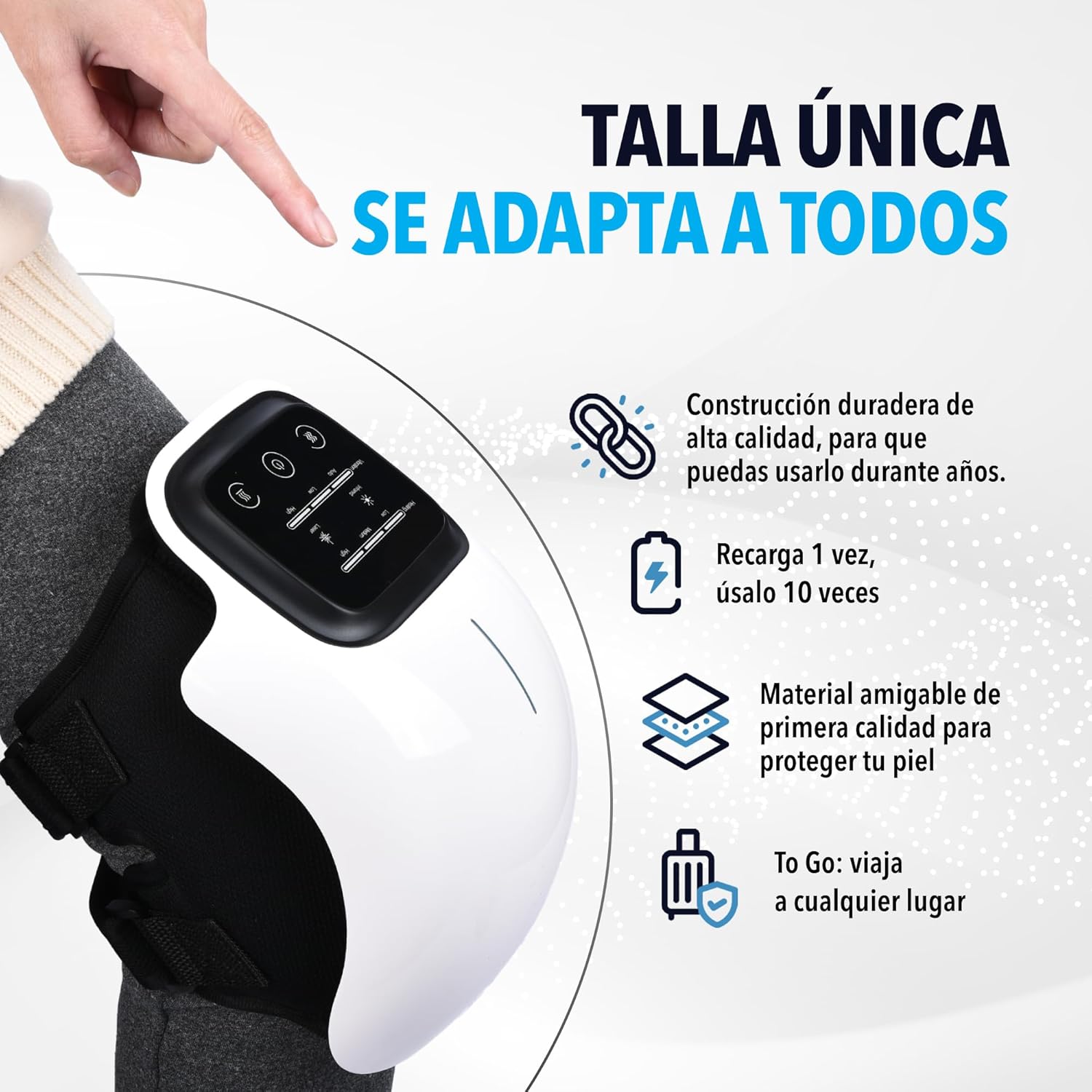 Masajeador de Rodilla Inalámbrico  Alivio del Dolor Articular + REGALO